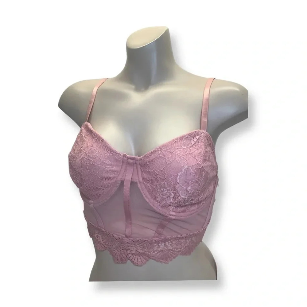 Blashe Size Large Lace Underwire Bustier Top. New With Tags